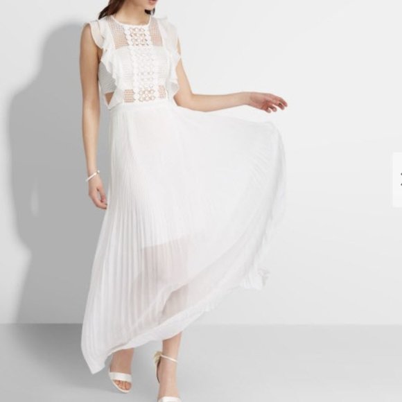 Apart Glamour Dresses & Skirts - NWT White Bandeau Cut-Out Gown